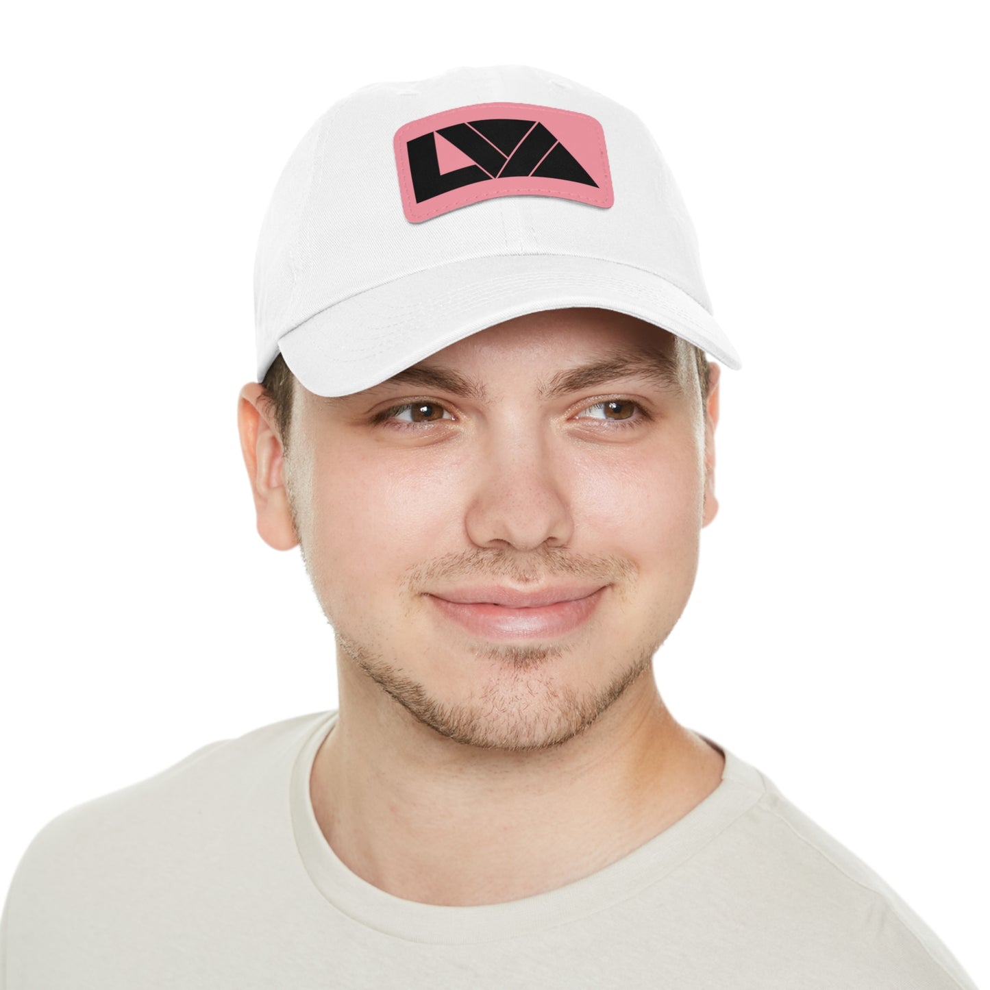 Lakeview Leather Patch Dad Hat, Casual Cotton Cap for Outdoors, Summer Style, Gift for Dad, Unisex Hat for All Occasions