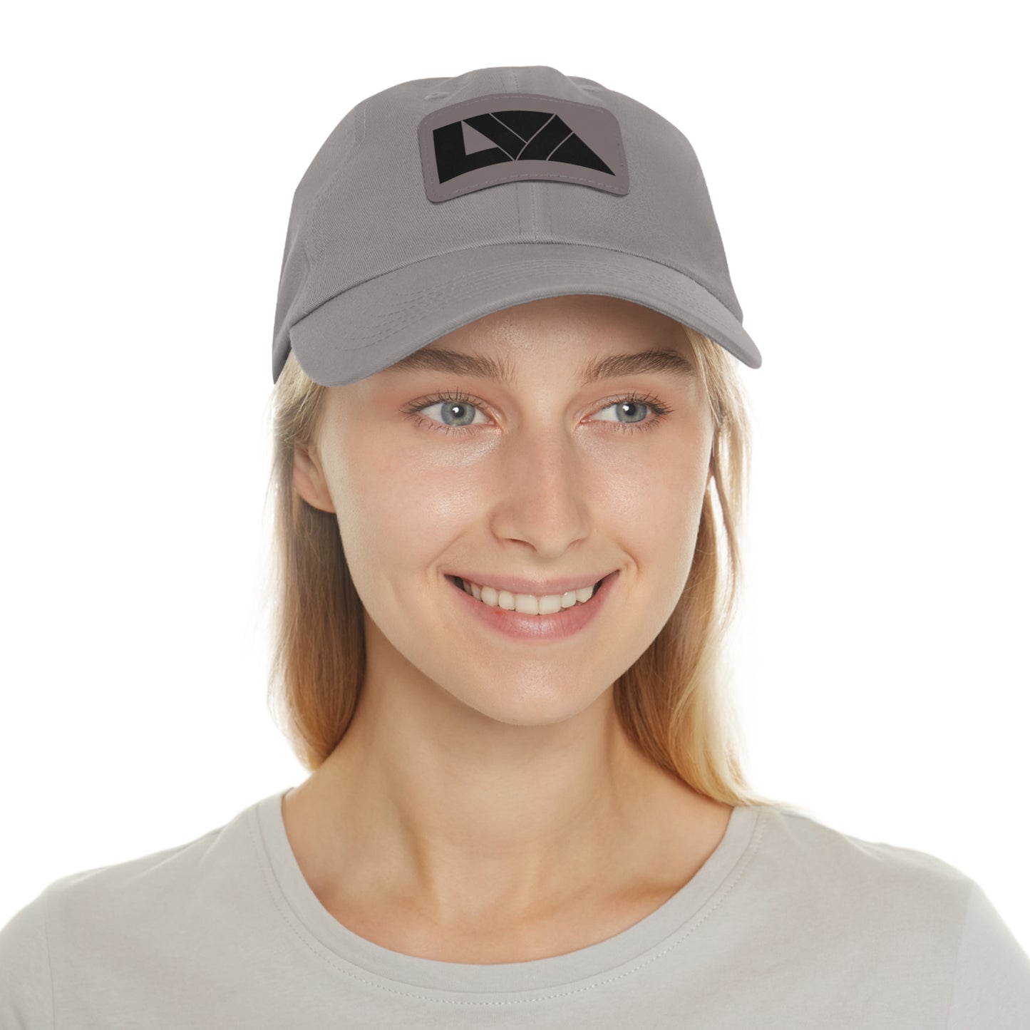 Lakeview Leather Patch Dad Hat, Casual Cotton Cap for Outdoors, Summer Style, Gift for Dad, Unisex Hat for All Occasions