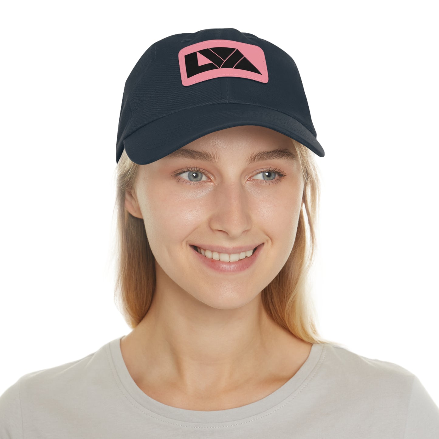 Lakeview Leather Patch Dad Hat, Casual Cotton Cap for Outdoors, Summer Style, Gift for Dad, Unisex Hat for All Occasions
