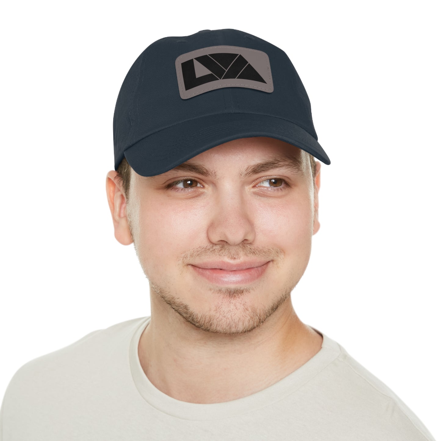 Lakeview Leather Patch Dad Hat, Casual Cotton Cap for Outdoors, Summer Style, Gift for Dad, Unisex Hat for All Occasions