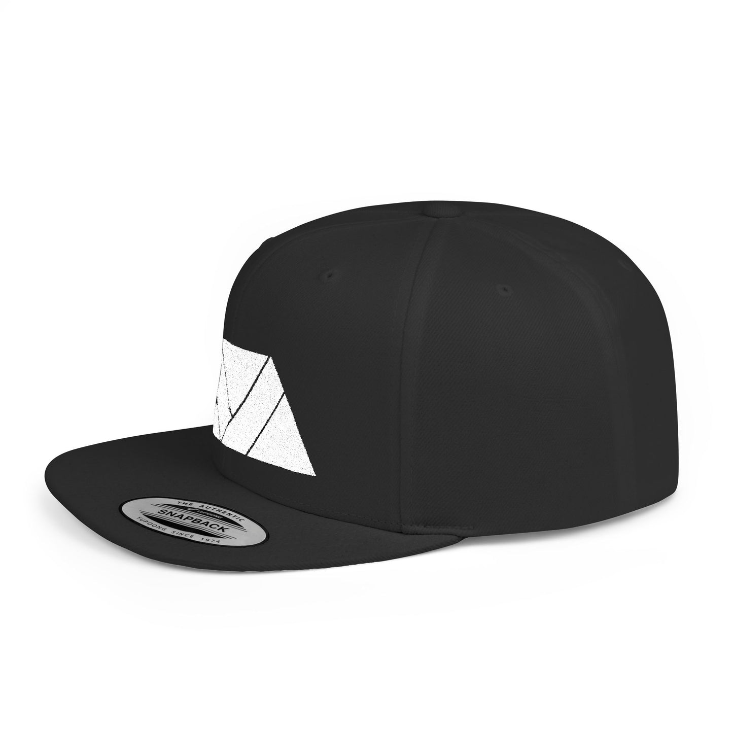 Lakeview Flat Bill Snapback Hat - Trendy Outdoor Cap for Adventure Lovers, Casual Wear, Lake Days, Gift for Nature Enthusiasts