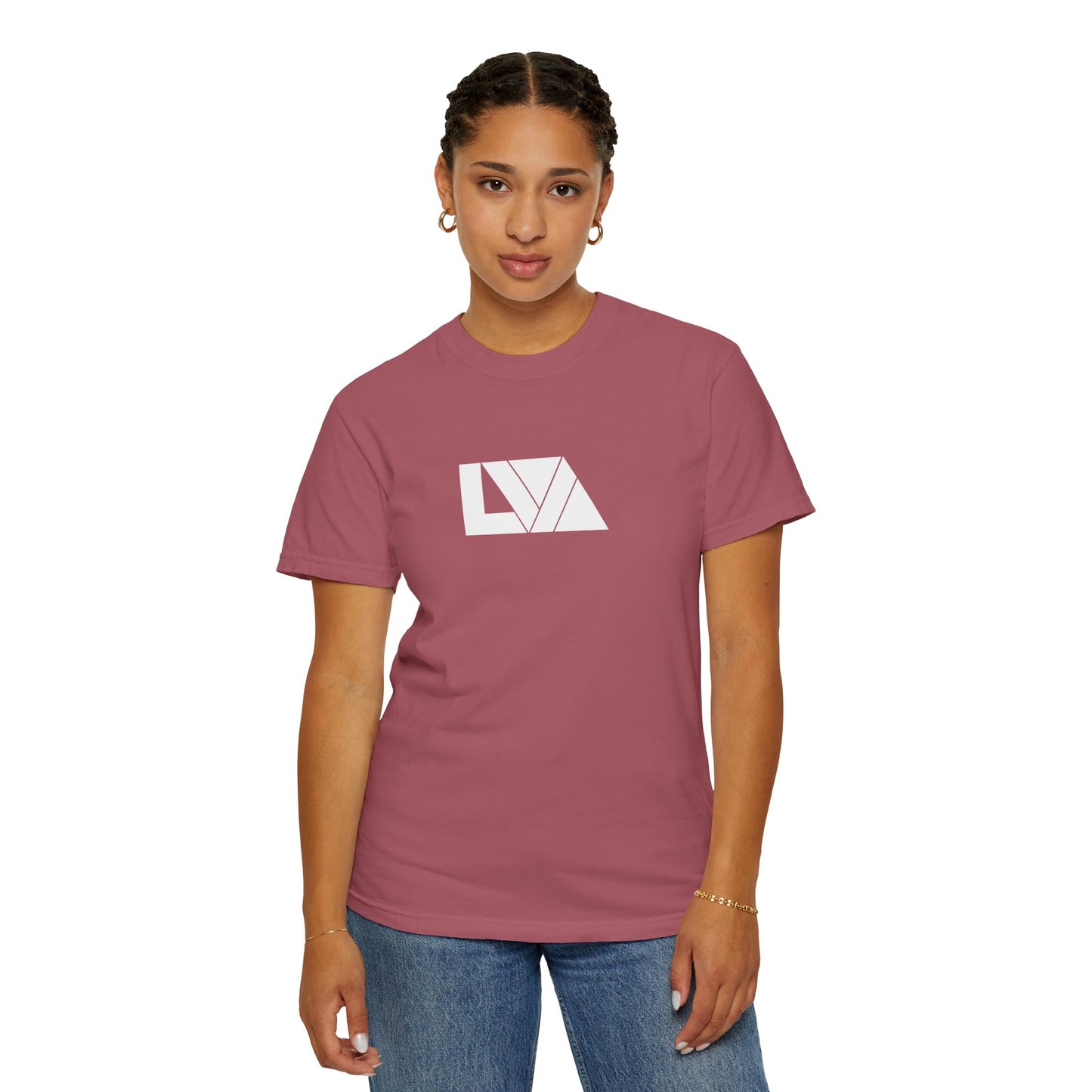 Lakeview Garment-Dyed T-shirt, Relaxed Summer Tee, Casual Outdoor Apparel, Gift for Nature Lovers, Lake House Decor