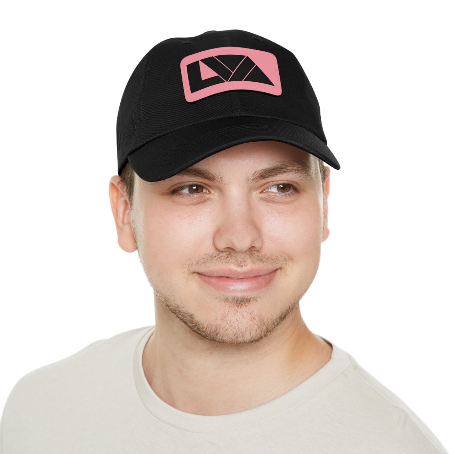 Lakeview Leather Patch Dad Hat, Casual Cotton Cap for Outdoors, Summer Style, Gift for Dad, Unisex Hat for All Occasions