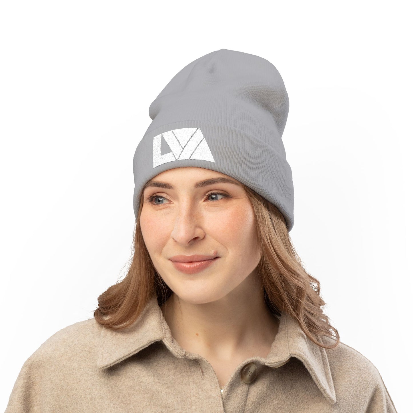 Cozy Lakeview Knit Beanie, Embroidered Winter Hat, Outdoor Accessory, Gift for Him/Her, Ski Trip Beanie