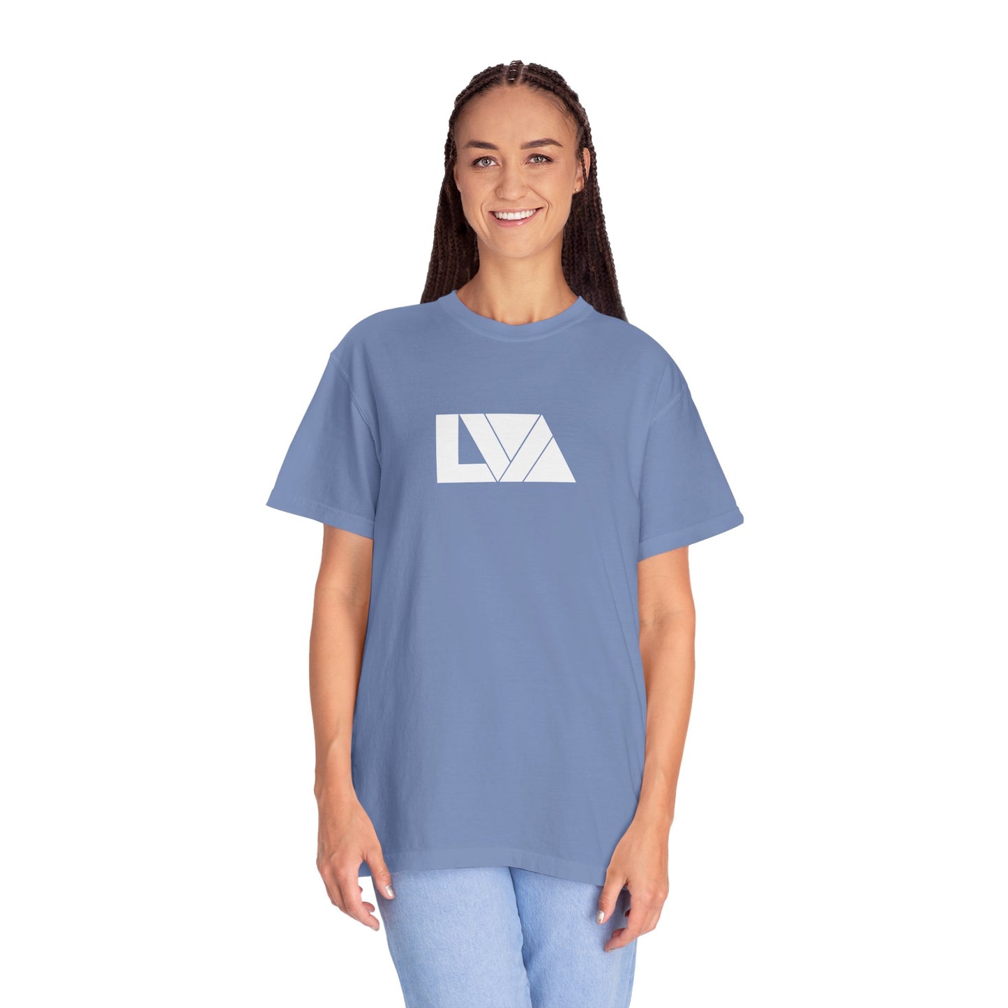 Lakeview Garment-Dyed T-shirt, Relaxed Summer Tee, Casual Outdoor Apparel, Gift for Nature Lovers, Lake House Decor