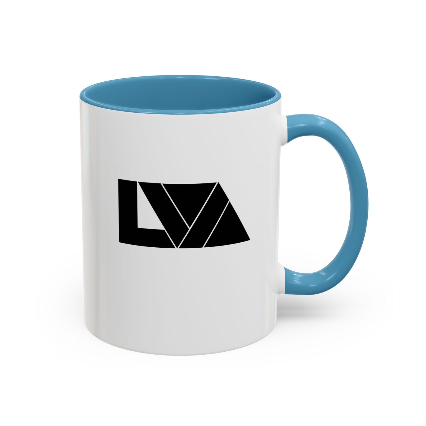 Lakeview Coffee Mug, Personalized Gift, Black Accent Mug, Home Decor, Coffee Lover Gift, Inspirational Kitchenware