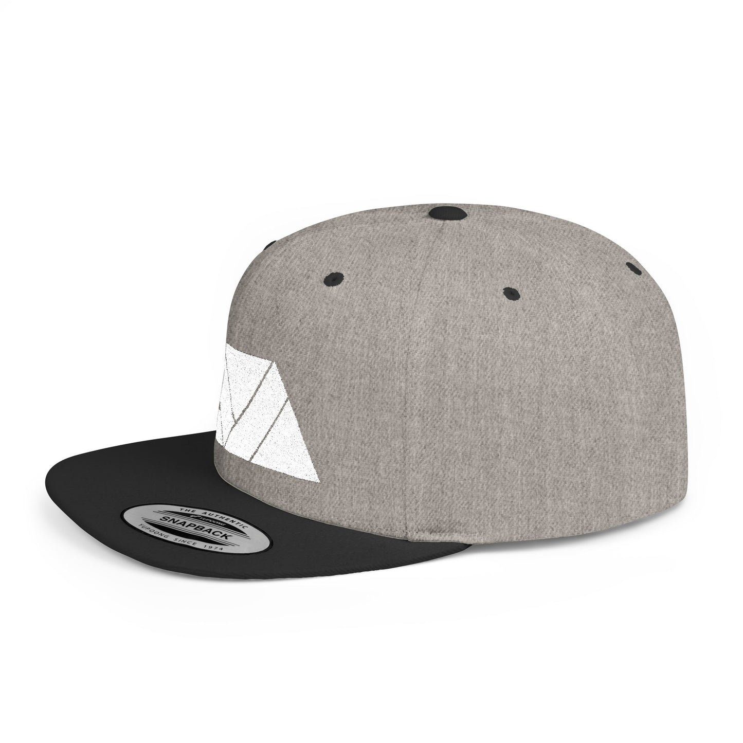 Lakeview Flat Bill Snapback Hat - Trendy Outdoor Cap for Adventure Lovers, Casual Wear, Lake Days, Gift for Nature Enthusiasts