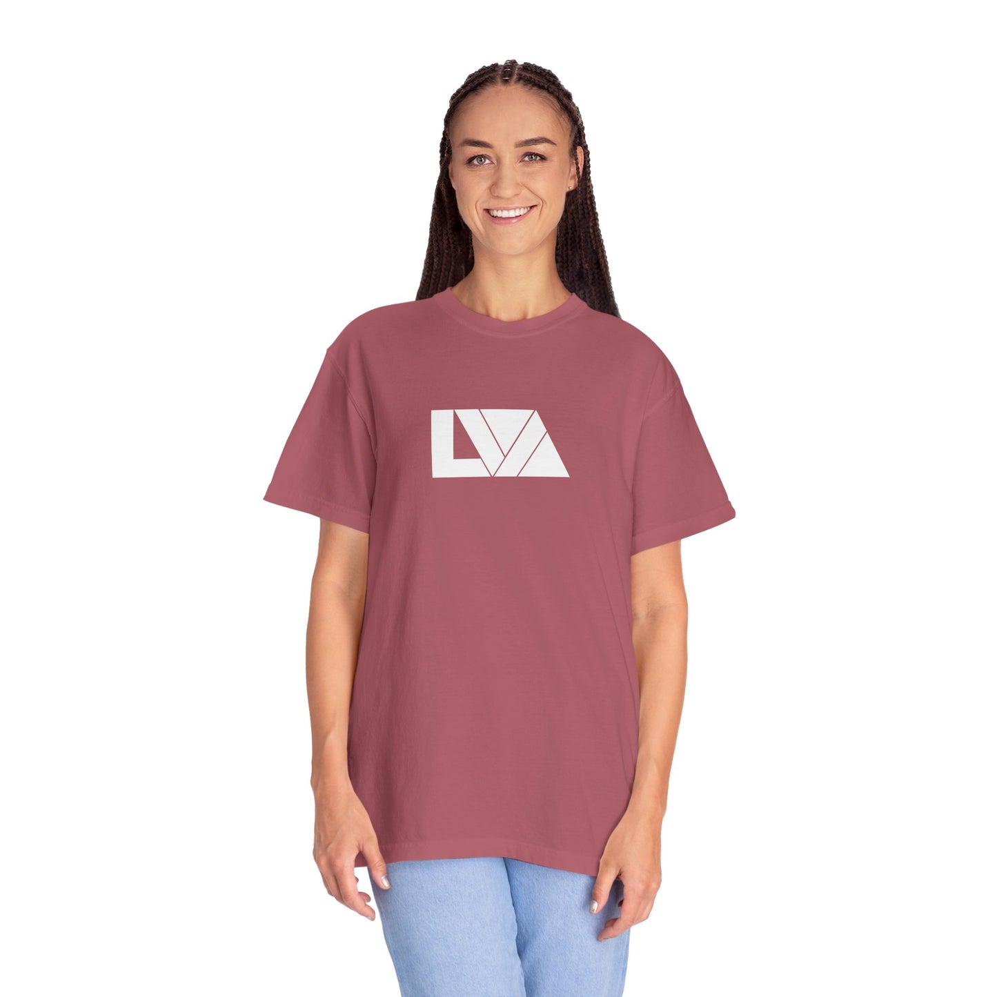 Lakeview Garment-Dyed T-shirt, Relaxed Summer Tee, Casual Outdoor Apparel, Gift for Nature Lovers, Lake House Decor