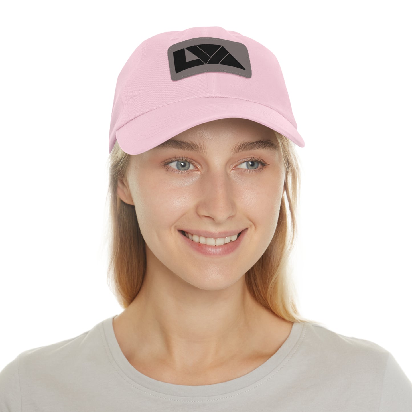 Lakeview Leather Patch Dad Hat, Casual Cotton Cap for Outdoors, Summer Style, Gift for Dad, Unisex Hat for All Occasions