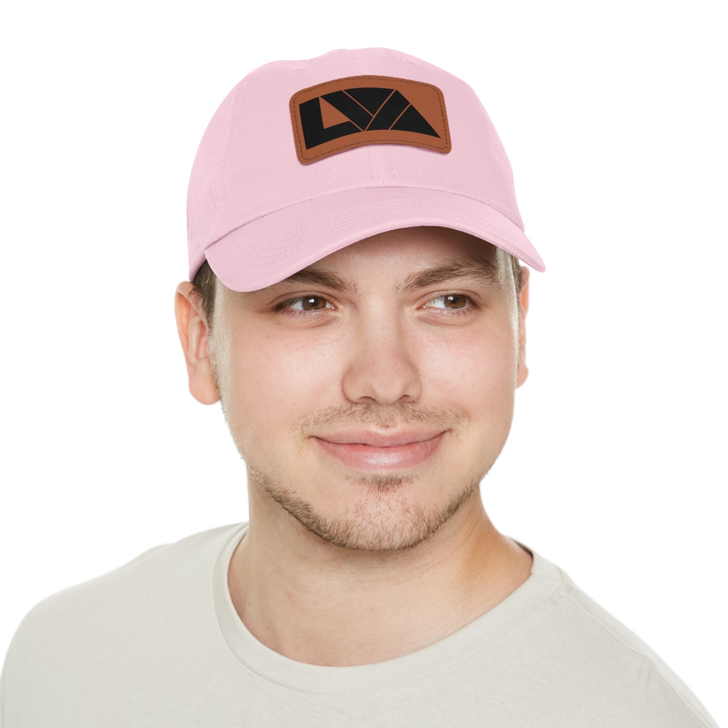 Lakeview Leather Patch Dad Hat, Casual Cotton Cap for Outdoors, Summer Style, Gift for Dad, Unisex Hat for All Occasions