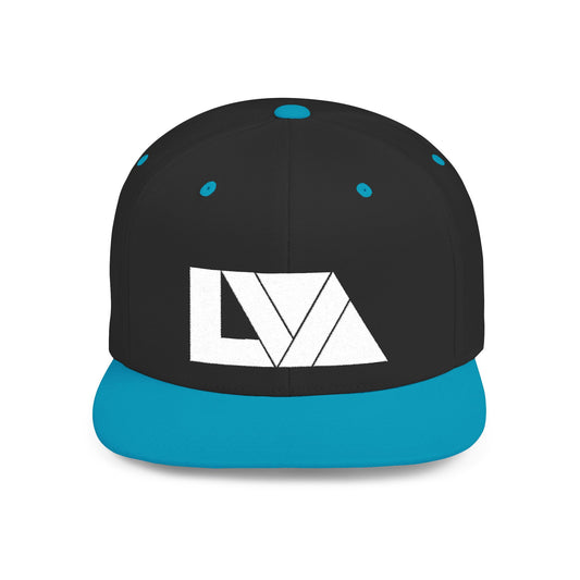 Lakeview Flat Bill Snapback Hat - Trendy Outdoor Cap for Adventure Lovers, Casual Wear, Lake Days, Gift for Nature Enthusiasts