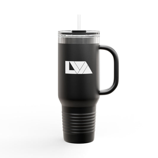 Stylish Insulated Travel Mug, 40oz - Perfect for Coffee Lovers, Outdoor Adventures, Lake Life, Gifts for Friends, Summer BBQs