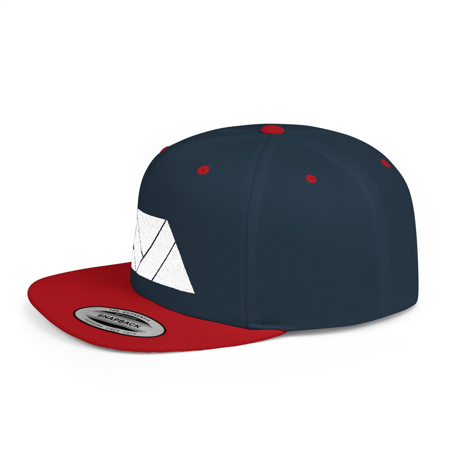 Lakeview Flat Bill Snapback Hat - Trendy Outdoor Cap for Adventure Lovers, Casual Wear, Lake Days, Gift for Nature Enthusiasts