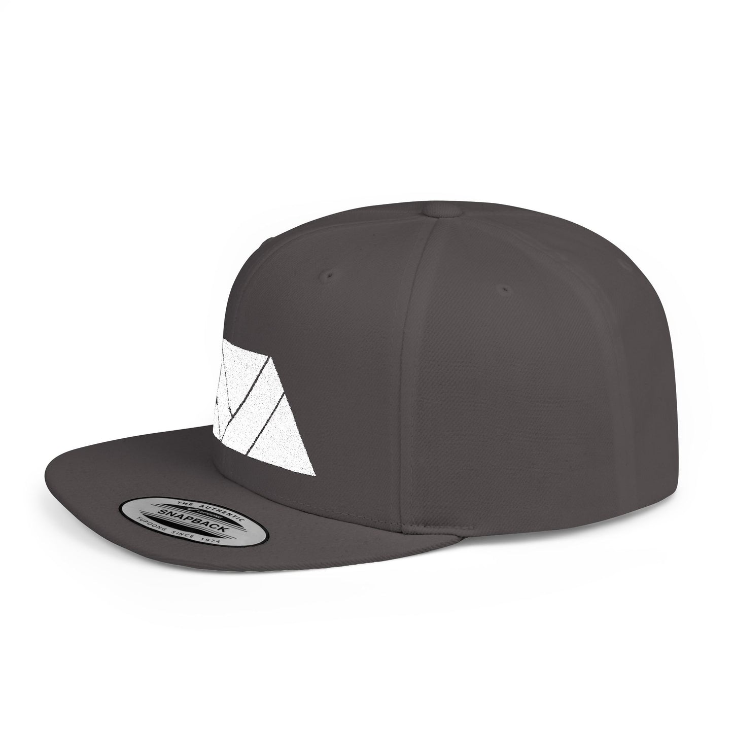 Lakeview Flat Bill Snapback Hat - Trendy Outdoor Cap for Adventure Lovers, Casual Wear, Lake Days, Gift for Nature Enthusiasts