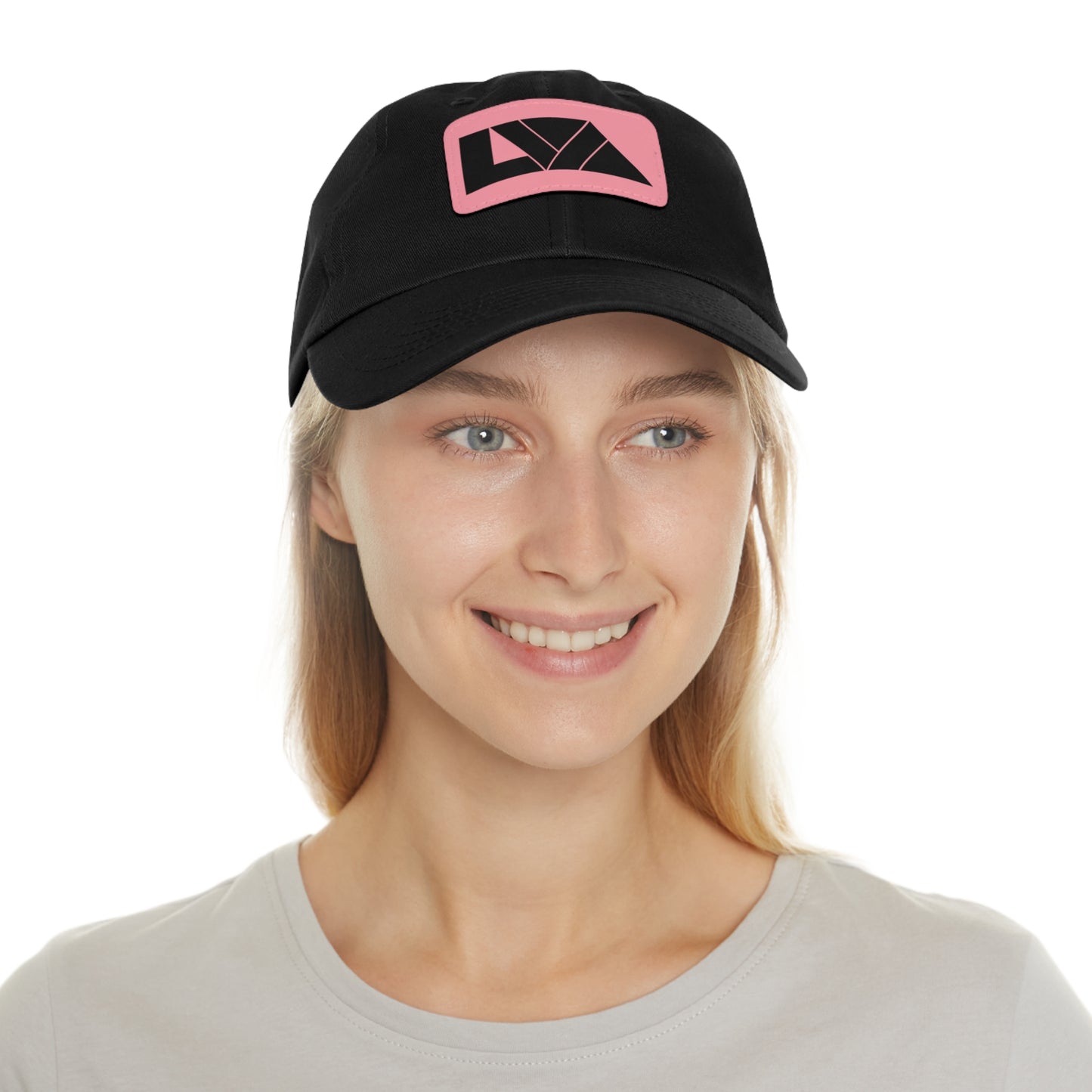 Lakeview Leather Patch Dad Hat, Casual Cotton Cap for Outdoors, Summer Style, Gift for Dad, Unisex Hat for All Occasions