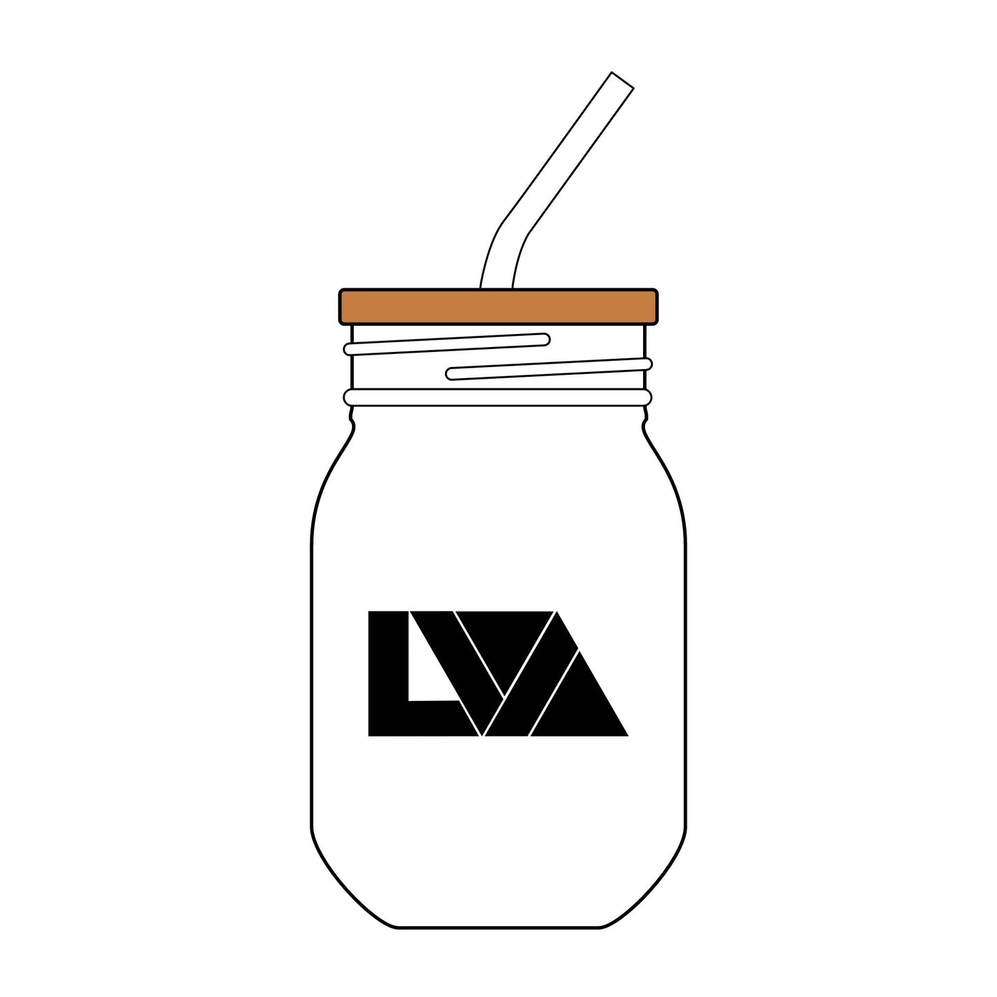Personalized Sipper Glass with Straw | Perfect for Summer Parties | Engraved 16oz Mason Jar | Travel Mug | Eco-Friendly Glassware