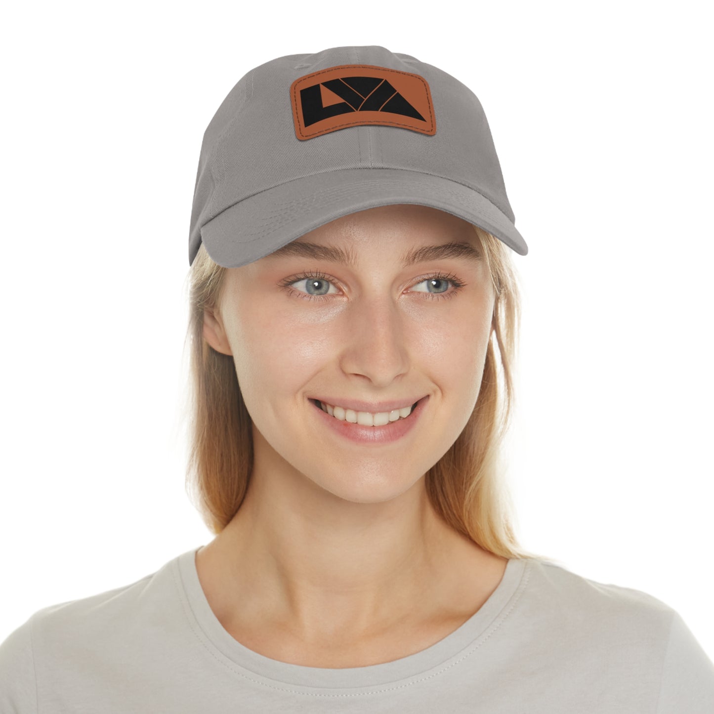 Lakeview Leather Patch Dad Hat, Casual Cotton Cap for Outdoors, Summer Style, Gift for Dad, Unisex Hat for All Occasions