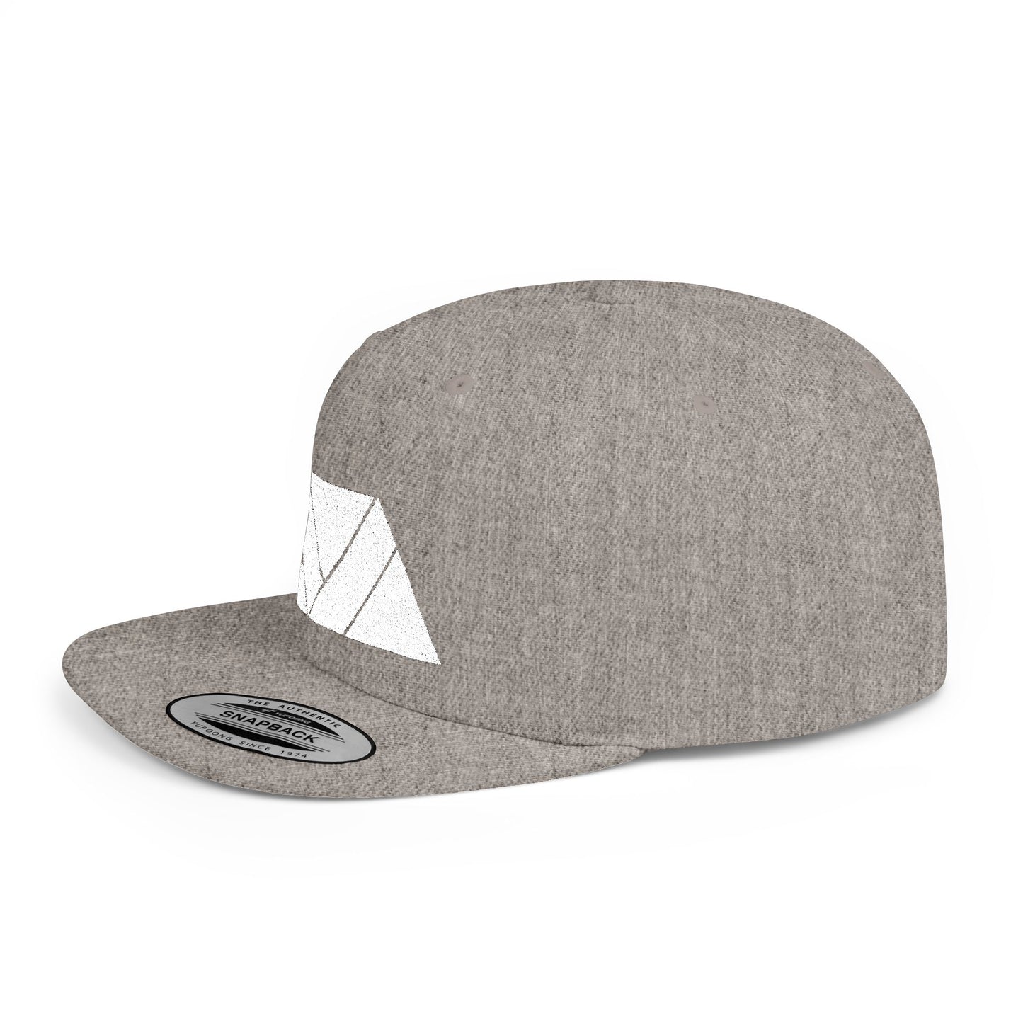 Lakeview Flat Bill Snapback Hat - Trendy Outdoor Cap for Adventure Lovers, Casual Wear, Lake Days, Gift for Nature Enthusiasts
