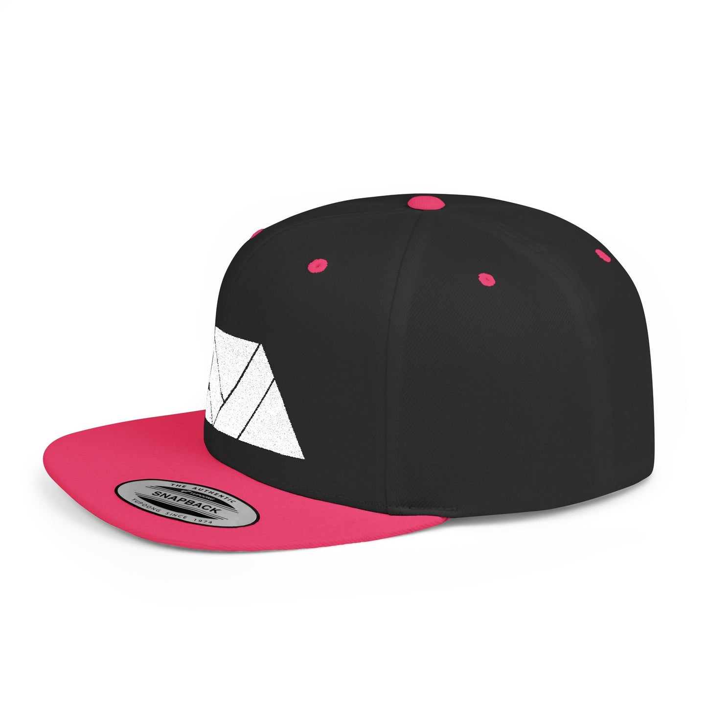 Lakeview Flat Bill Snapback Hat - Trendy Outdoor Cap for Adventure Lovers, Casual Wear, Lake Days, Gift for Nature Enthusiasts