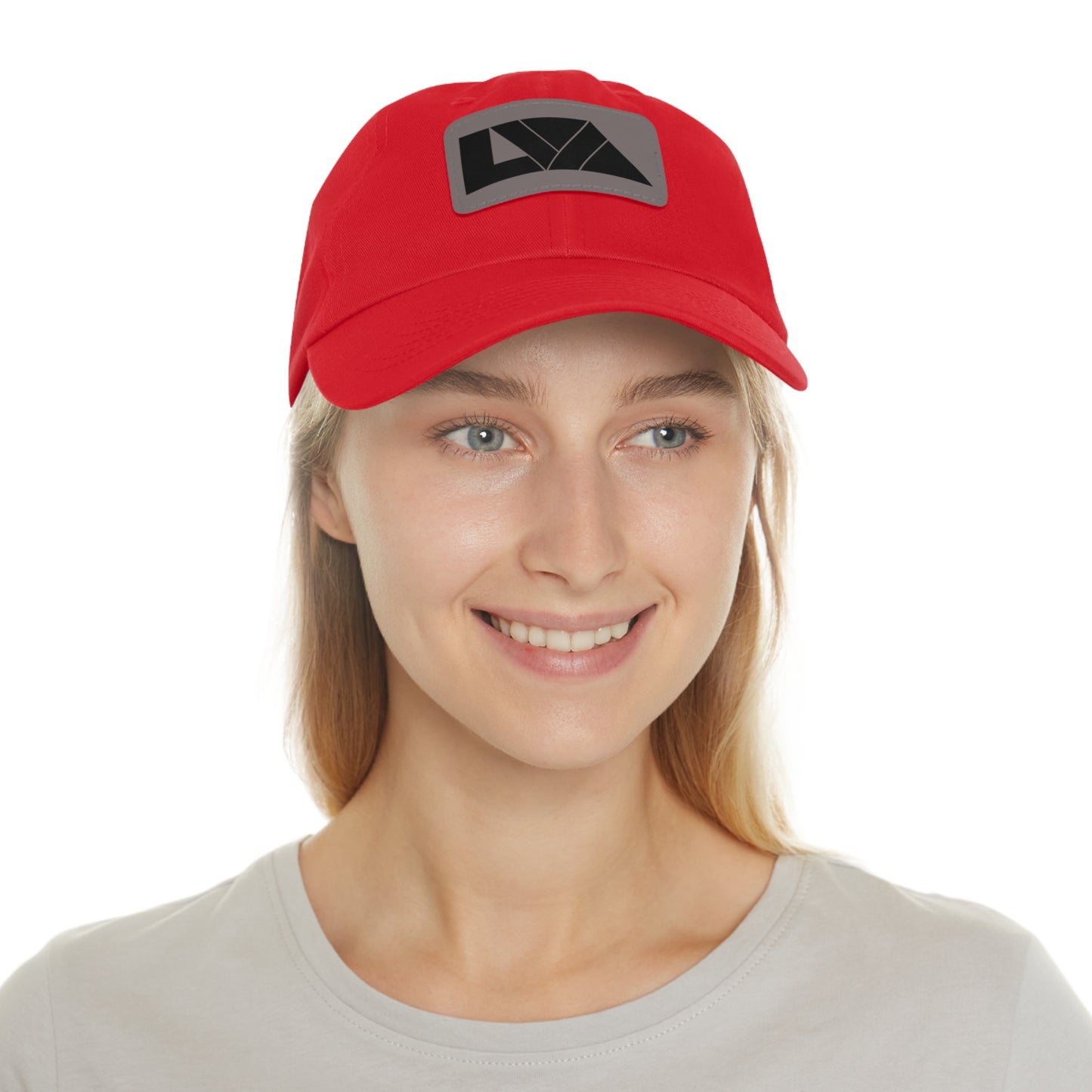 Lakeview Leather Patch Dad Hat, Casual Cotton Cap for Outdoors, Summer Style, Gift for Dad, Unisex Hat for All Occasions