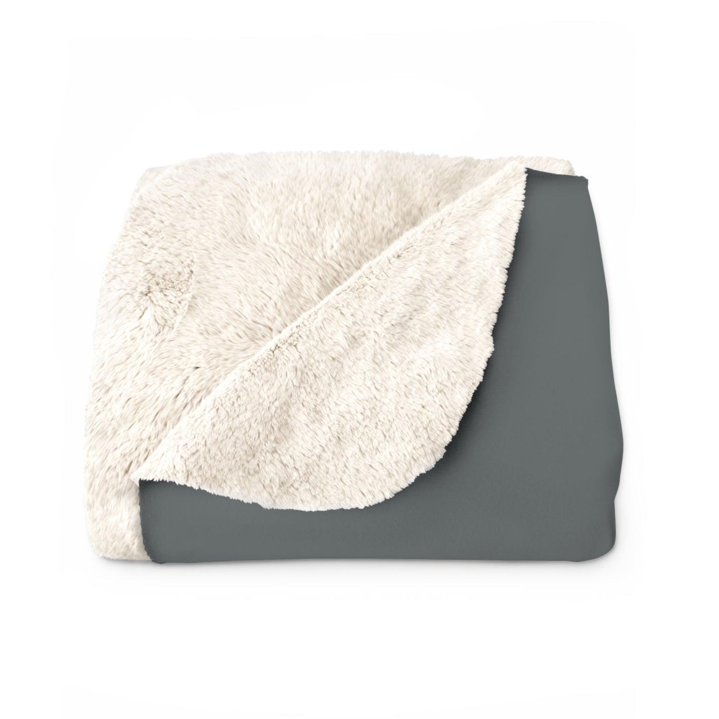 Cozy Sherpa Fleece Blanket - Lakeview Design, Warm Throw for Home, Lounge Blanket, Gift for Friends, Snuggling Up