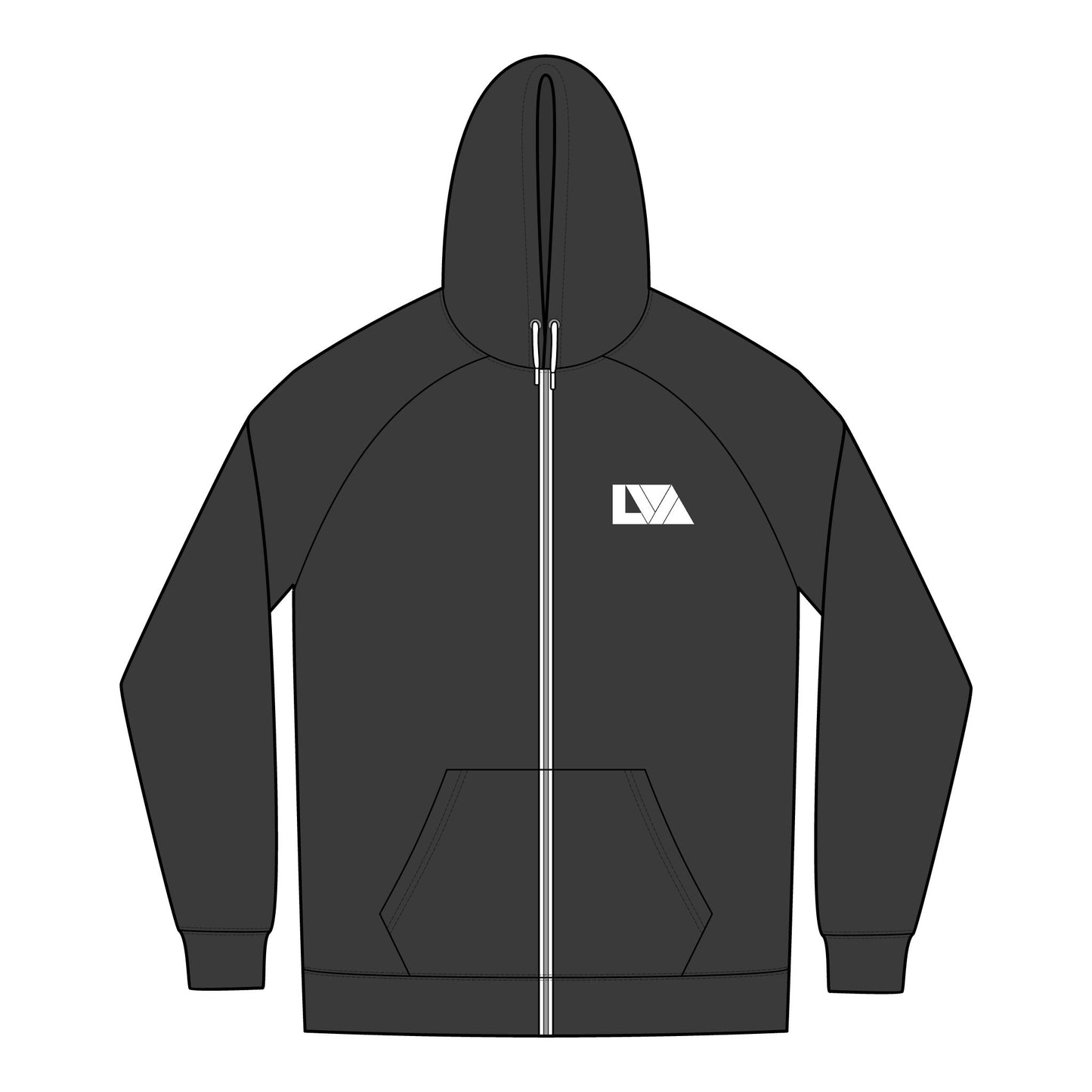 Cozy Full-Zip Hoodie, Ideal for Outdoor Adventures, Casual Wear, Gifts for Him, Great for Fall & Winter