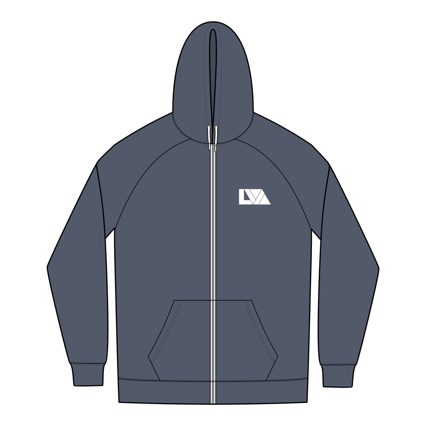 Cozy Full-Zip Hoodie, Ideal for Outdoor Adventures, Casual Wear, Gifts for Him, Great for Fall & Winter