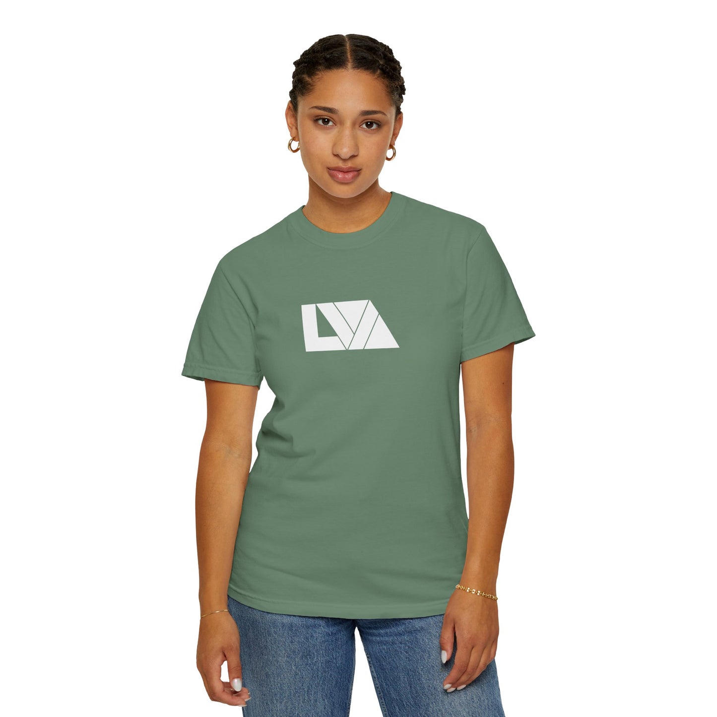 Lakeview Garment-Dyed T-shirt, Relaxed Summer Tee, Casual Outdoor Apparel, Gift for Nature Lovers, Lake House Decor