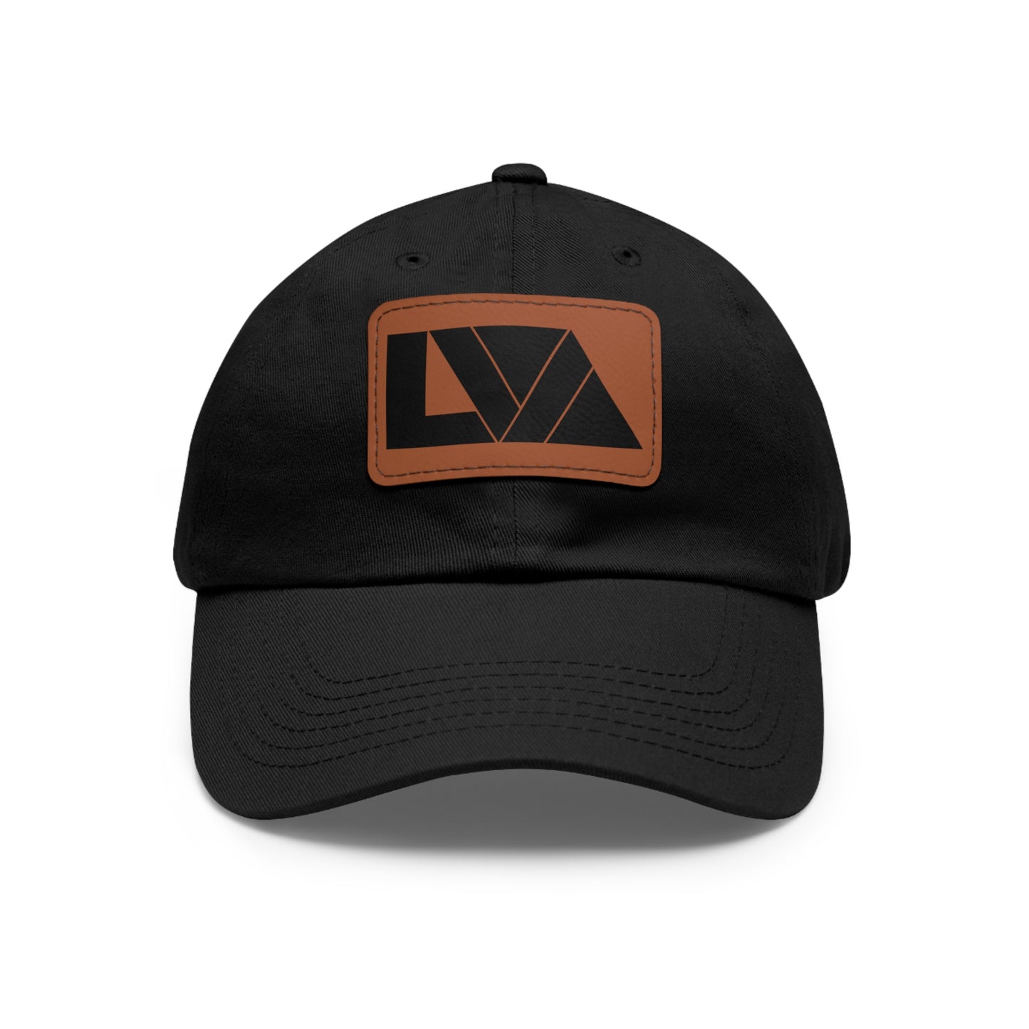 Lakeview Leather Patch Dad Hat, Casual Cotton Cap for Outdoors, Summer Style, Gift for Dad, Unisex Hat for All Occasions