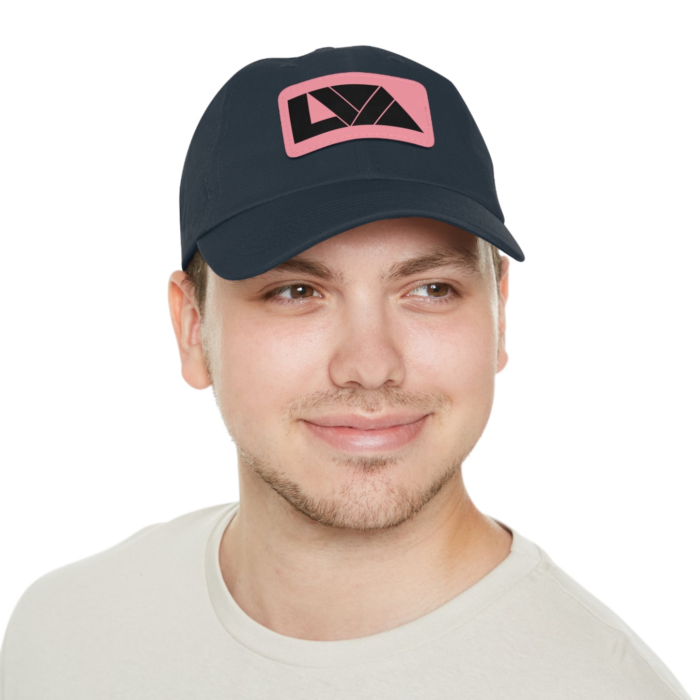 Lakeview Leather Patch Dad Hat, Casual Cotton Cap for Outdoors, Summer Style, Gift for Dad, Unisex Hat for All Occasions