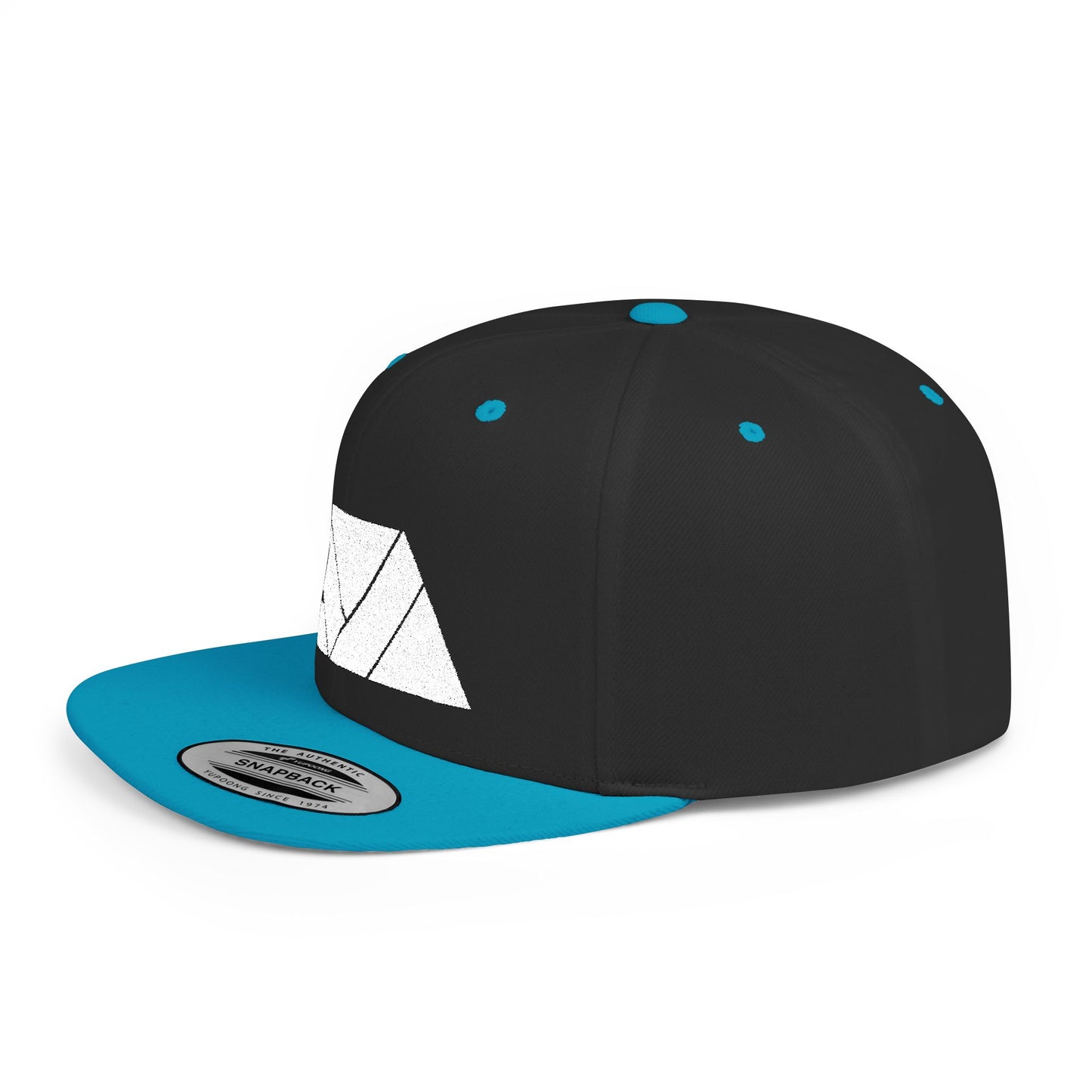 Lakeview Flat Bill Snapback Hat - Trendy Outdoor Cap for Adventure Lovers, Casual Wear, Lake Days, Gift for Nature Enthusiasts